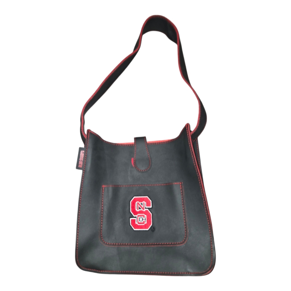 Alan Stuart NC State Black and Red Purse NWT